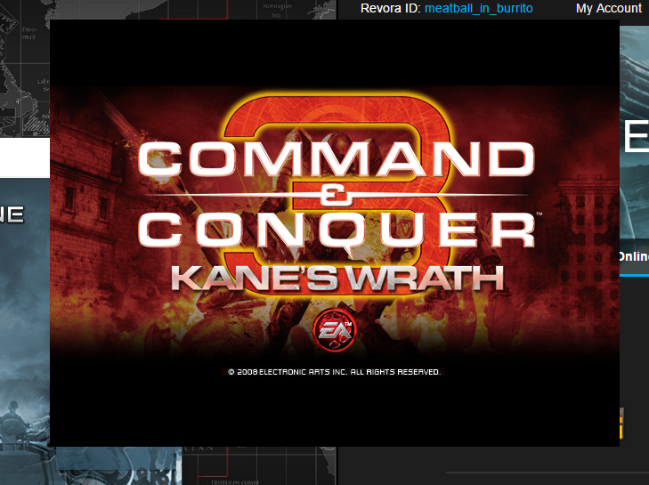 play command and conquer 3 kanes wrath hamachi